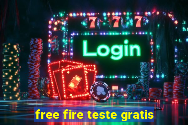 free fire teste gratis